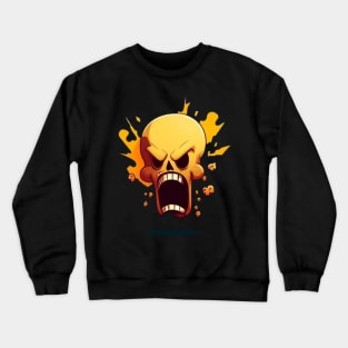 Angry skull Crewneck Sweatshirt